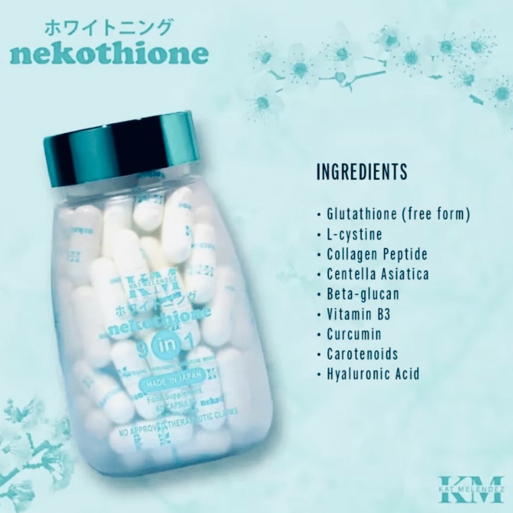 White and Teal Skincare Capsules